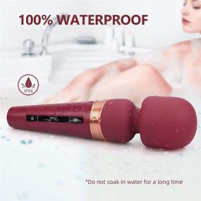 img 1 attached to Massage Silicone Cordless Waterproof Massager Wellness & Relaxation