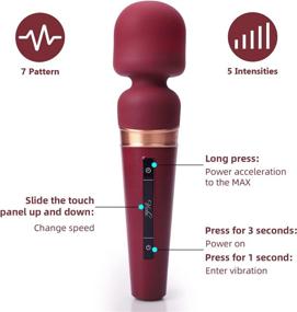 img 2 attached to Massage Silicone Cordless Waterproof Massager Wellness & Relaxation