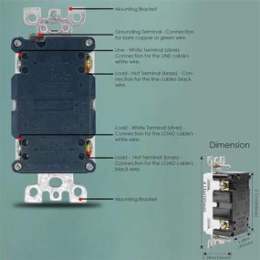 img 1 attached to Resistant Receptacle Decorative Interrupter Protection Industrial Electrical for Wiring & Connecting