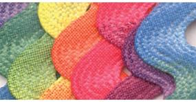 img 1 attached to 🎀 Wrights Polyester Printed Rick Rack Trim Rainbow Jumbo 2.5-Yard - High Visibility and Optimal Length