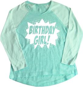 img 2 attached to 🎉 Happy Family Clothing: Superhero Birthday Girls' Tops, Tees & Blouses – Magical Outfits for Superhero Celebrations!