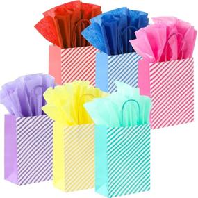 img 4 attached to 🎀 Tissue Paper Handle Wedding Birthday Supplies: An Elegant and Convenient Addition!