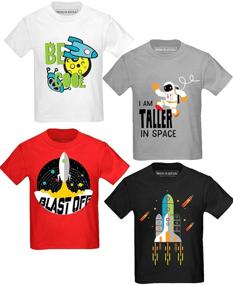 img 4 attached to BROOKLYN VERTICAL Toddler T Shirts Dinosaurs