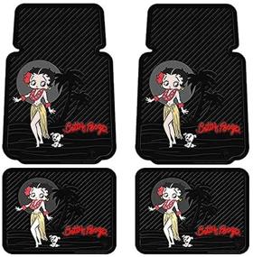 img 2 attached to 👠 Betty Boop Aloha Floor Mat Set by U.A.A. INC., 4 Pieces