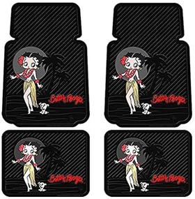 img 3 attached to 👠 Betty Boop Aloha Floor Mat Set by U.A.A. INC., 4 Pieces