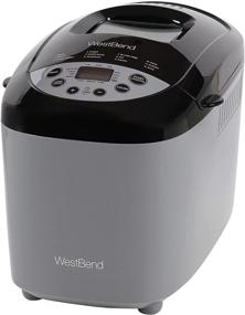 img 3 attached to West Bend Hi-Rise Bread Maker Programmable for Gluten Free & More - 12 Programs, 3-Pound, Gray