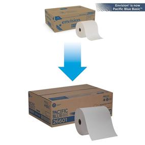img 3 attached to 🧻 Pacific Blue Basic Recycled Paper Towel Rolls by GP PRO (Georgia-Pacific), White, 800 Feet Per Roll, 6 Rolls Per Case
