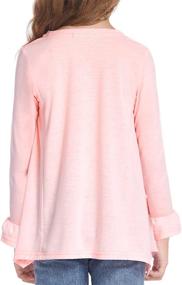 img 2 attached to 👚 Stylish Leaduty Sleeve Shirts Pullover: Trendy Girls' Clothing in Tops, Tees & Blouses