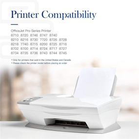 img 2 attached to 🖨️ Переработанные картриджи Valuetoner HP 952XL Ink - высокая производительность, замена для принтера OfficeJet Pro (1 голубой, 1 пурпурный, 1 желтый, 3 шт)