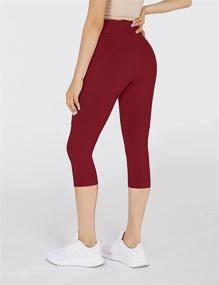 img 3 attached to ODODOS High Rise Pockets Full Length Leggings Sports & Fitness in Cycling