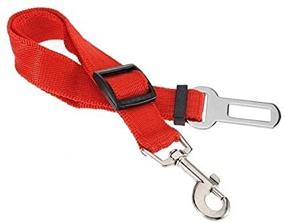 img 3 attached to 🐶 Enhance Pet Safety During Car Rides with MECO(TM) Pet Dog Belt Car Automotive Seat Safety (Red)