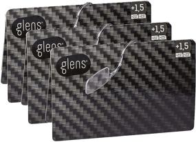 img 4 attached to Glens Backup Clear Reading Glasses: Men/Women 👓 Correction Strength, Pack of 3 (1.5, 2.0, 2.5, 3.0)