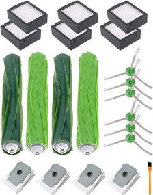 img 4 attached to 🧹 Hongfa Replacement Parts for Roomba i4+, i6+, i3+ & i7+ Vacuums - 20 Pack Replenishment Kits for i-Robot Roomba i&amp;e Series - Filters and Brushes Compatible with iRobot Vacuum E6 E5 i7 i8 Accessories