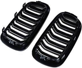 img 1 attached to 🚗 BMW X5/X6 Series Front Replacement Kidney Grille Grill - Perfectly Compatible with F15/F16/X5M/F85/X6M/F86
