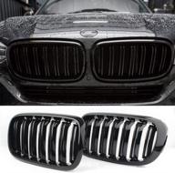 🚗 bmw x5/x6 series front replacement kidney grille grill - perfectly compatible with f15/f16/x5m/f85/x6m/f86 logo