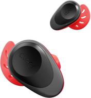 🎧 cleer goal sport true wireless earbuds, black/red - up to 20 hours battery life logo