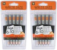 channie’s easy-to-hold write size wooden lead no2 presharpened graphite kids’ pencils for 6-10 year olds logo