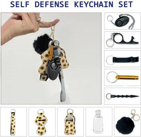 img 3 attached to 👩 Women's and Kids' Self Defense Keychain Set
