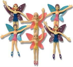 img 4 attached to ArtCreativity Bendable Fairy Princesses - Set of 12 Flexible Birthday Party Favors for Boys and Girls, Stress Relief Fidget Toys for Kids and Adults - Ideal Goody Bag Stuffers and Piñata Fillers