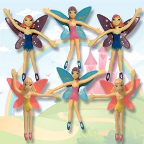 img 1 attached to ArtCreativity Bendable Fairy Princesses - Set of 12 Flexible Birthday Party Favors for Boys and Girls, Stress Relief Fidget Toys for Kids and Adults - Ideal Goody Bag Stuffers and Piñata Fillers