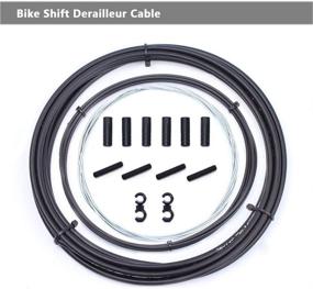 img 3 attached to 🚲 YAKAMOZ Universal Bicycle Shift Derailleur Cable and Brake Cable Housing Kit: Essential Replacement Set for Repairing MTB and Road Bikes