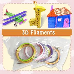 img 2 attached to 🖋️ OVERTURE 3D Pen PLA Filament Refills: Enhance Your Creations with Matte and Silk PLA Options