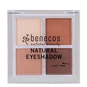 img 3 attached to 🌿 Organic Vegan Eyeshadow Palette: Benecos Natural Quattro, Matte/Shimmer in Creamy Beige to Brown - Long-lasting Eye Shadow Makeup (Coffee & Cream)