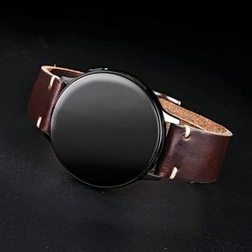 img 2 attached to 👨 Men's Watches with Horween Leather Watch Bands