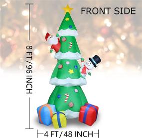 img 3 attached to Christmas Inflatable Decoration Multicolor Outdoor