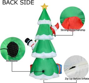 img 2 attached to Christmas Inflatable Decoration Multicolor Outdoor