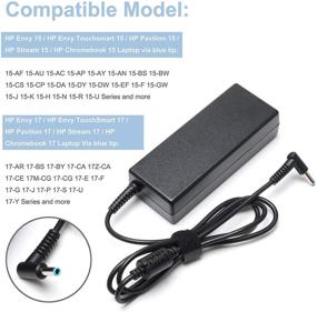 img 1 attached to 💻 High-Quality BURFLO 90W 65W Laptop Charger for HP 15-17: Efficient Charging for 15-DW, 15-CS, and 15-CH Models