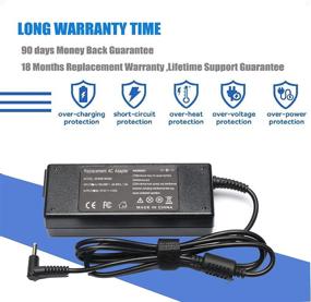 img 2 attached to 💻 High-Quality BURFLO 90W 65W Laptop Charger for HP 15-17: Efficient Charging for 15-DW, 15-CS, and 15-CH Models