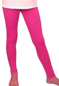 img 1 attached to 👖 Syleia Bright Stretch Comfort Leggings for Girls' Clothing: A Perfect Fit!