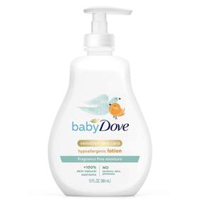 img 4 attached to 👶 Baby Dove Face and Body Lotion: Gentle and Fragrance-Free Moisturizer for Sensitive Skin (13 Ounce)