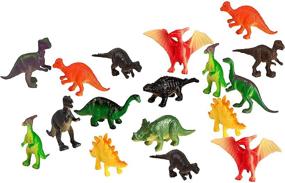 img 4 attached to Explore Prehistoric Fun with 'Piece Party Pack Mini Dinosaurs' - A Complete Set of Dino Delight!