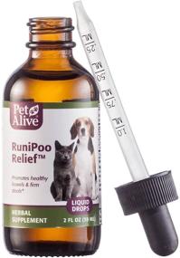 img 3 attached to 🐾 Natural Herbal Supplement for Healthy Bowels and Firm Stools in Cats and Dogs - PetAlive RuniPoo Relief - Alleviates Common Symptoms of Pet Diarrhea - 59 mL