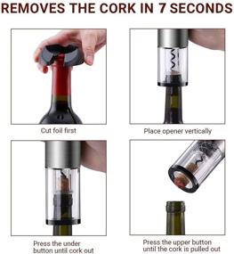 img 3 attached to 🍷 Effortless Wine Opening Made Easy: REDMOND Rechargeable Electric Wine Opener