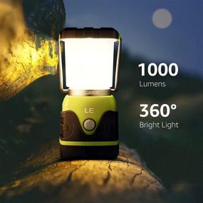 img 3 attached to 🔦 LE LED Camping Lantern - Battery Powered with 1000LM, 4 Light Modes, Waterproof Tent Light - Perfect Lantern Flashlight for Hurricane, Emergency, Survival Kits, Hiking, Fishing, Home and More