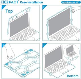 img 2 attached to IBenzer Hexpact Защитный чехол для MacBook LC HPE A13CYBK