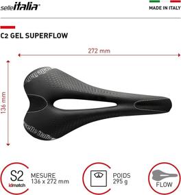 img 2 attached to Selle Italia C2 Gel Saddle: Authentic and Enhanced Comfort for Optimal Riding Experience