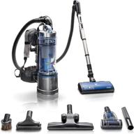 🎒 efficient and maneuverable prolux lightweight 2.0 bagless backpack vacuum with dual hepa shield filtration - includes multi surface floor tool kit logo