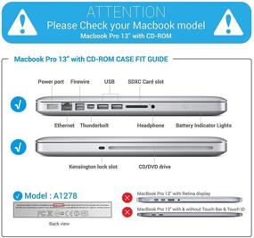 img 3 attached to IBENZER MacBook Pro 13 Inch Case A1278 Release 2012-2008