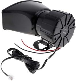 img 1 attached to 🚗 Высокомощный 100Вт 7 звуков машинная электронная сирена сигнализации для мотоциклов с микрофоном - ePathChina