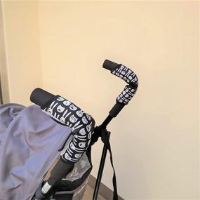 img 2 attached to 🐇 Japanese-Exported Baby Stroller Handle Covers – Grip Sleeve Covers for Protected Grip on Buggy Prams, Joggers & Shopping Carts (Rabbit-Mini Size)