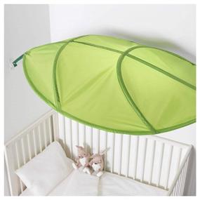 img 2 attached to 🛏️ Enhance Your Child's Bedroom with the IKEA 403.384.05 Kid Bed Canopy in Green - Made with Durable Polyester