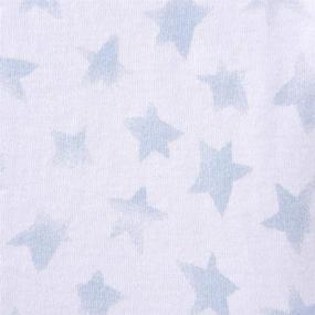 img 2 attached to 🌙 HALO 100% Cotton Sleepsack Swaddle Platinum Series, TOG 1.5, Twinkle Pale Blue - Newborn 0-3 Months