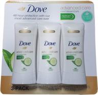 dove advanced care cool essentials antiperspirant: ultimate 3-pack for long-lasting freshness and comfort logo