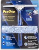 🪟 ettore 65000 professional window cleaning kit: 12-inch squeegee & 10-inch progrip microfiber washer - pack of 1 logo