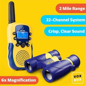 img 4 attached to Binoculars with Walkie Talkies by USA Toyz