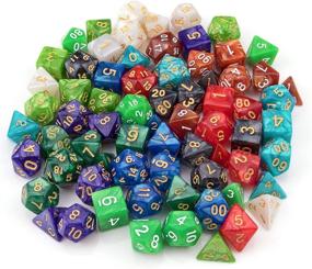 img 2 attached to 🎲 Colorful Polyhedral Pieces for Dungeons & Dragons